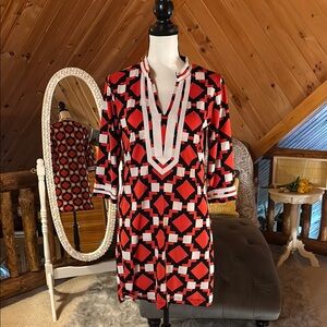 Tracy Negoshian Geometric Dress